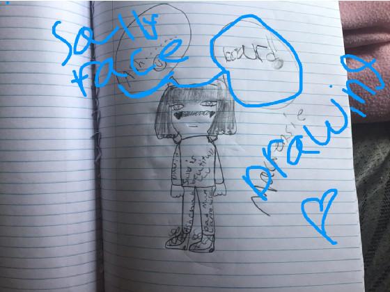 sally face drawing