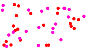 a bunch of moving dots