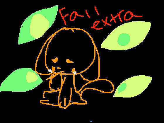 (fall extra) a sad cat 