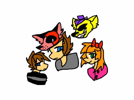 My afton kids drawing(no homo)