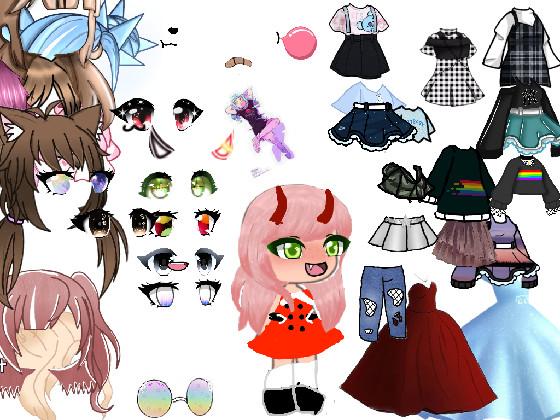 ☁️ Gacha life dressup! phut hon