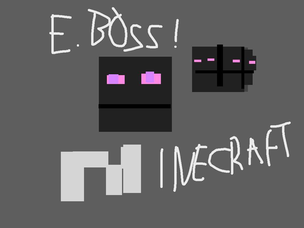 Minecraft Ender man boss