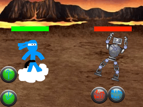 ninja and robot game