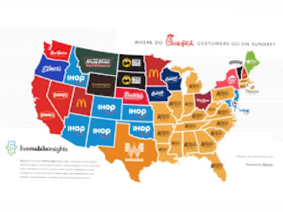 USA Food Map