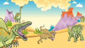 Cool Dinosaur Scene 101