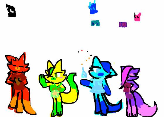 Rainbow Fox Dress Up! 1