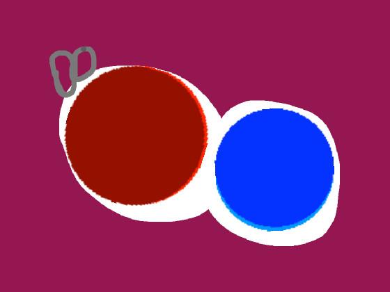 simple dimple red w/ blue 2