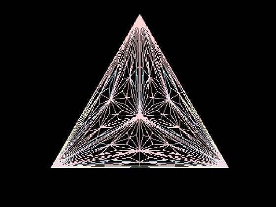 Uniform mass triangle 