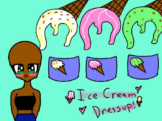 ICE CREAM DRESSUP