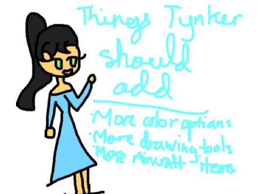 Things tynker should add