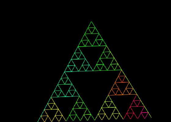 Sierpinski's triangle 1