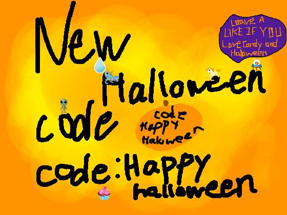 NEW HALLOWEEN CODE!!!