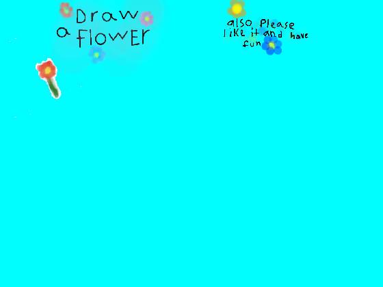 Draw a flower🌸🌼🌺