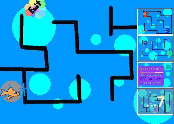 Fish maze game