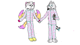 plaid pajamas :]