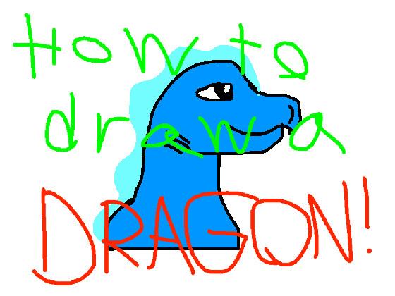 How to draw a dragon!