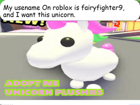 ROBLOX UNICORN GIVEAWAY! 1