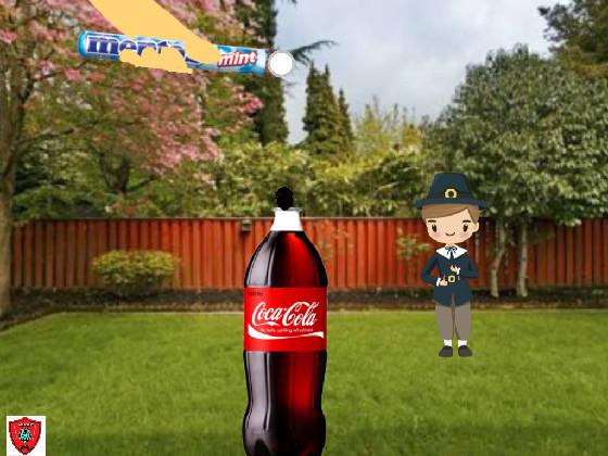 EXPLODING COKE BOTTLE!!!! 1 1 1