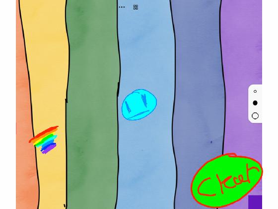 rainbow face draw21