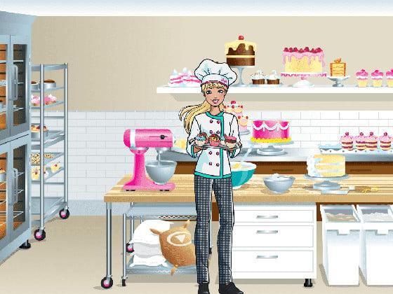 Talk to barbie the baker!