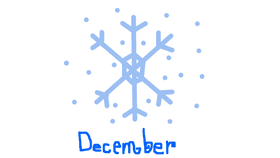 snowflake for december