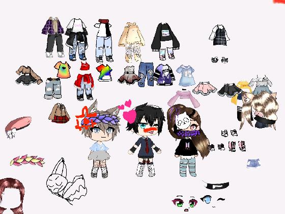 Gacha club dress up!!:3