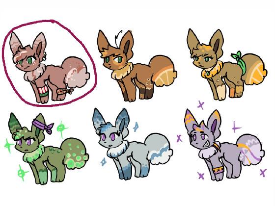 Eevee adopts! &lt;3