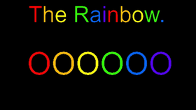 The rainbow