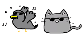 Learn To Draw Duk and cat