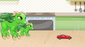 dragon play toy car