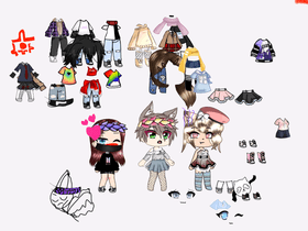 Gacha club dress up!!:3