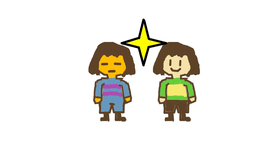 Undertale - Frisk & Chara Walk