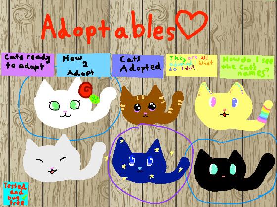 Adoptables♡ 1 1 1 1