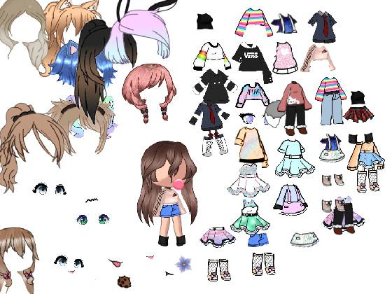 gacha life dress up!! :D