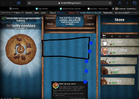 Cookie Clicker hacked