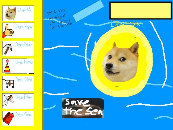 Doge under water