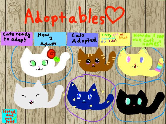 Adoptables♡ 1 1 1 1 1