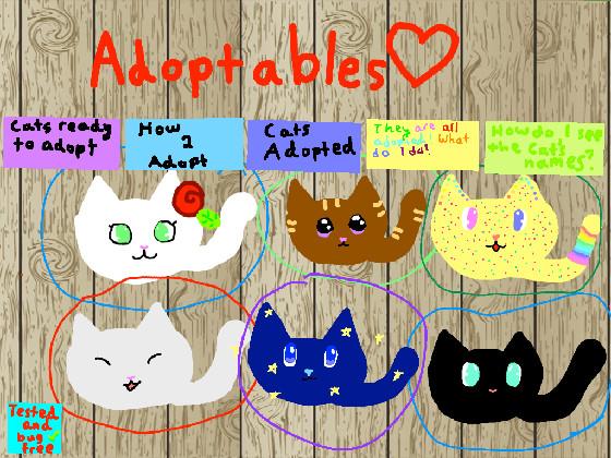 Adoptables♡ 1 1 1 1 1