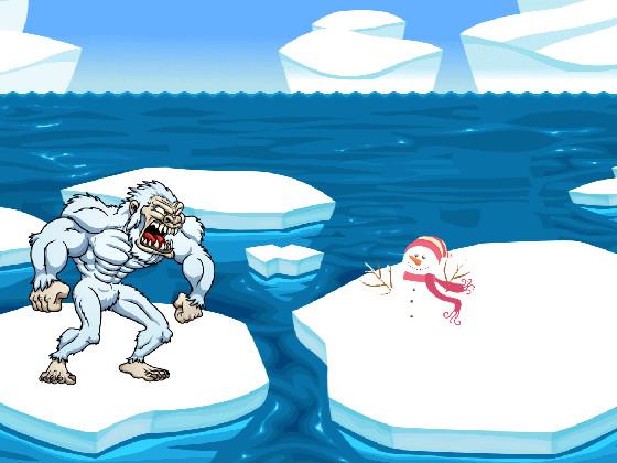 yeti vs. snowman