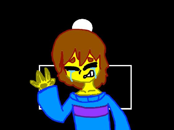 frisk losing mind animation