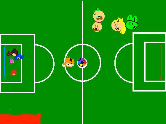 2-Player Team Sonic vs Team mario soccer 1 1 1