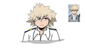 Bakugo drawing