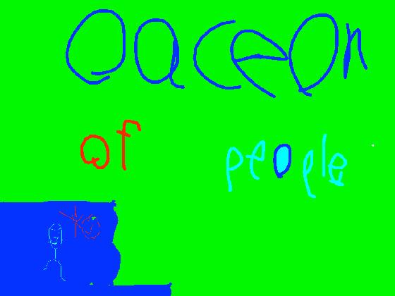 Oacean of people