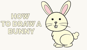 How to draw a Bunny! 🐇 🐰