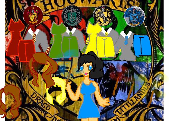 Hogwarts house dressup