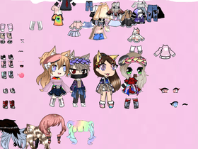 Gacha life dress up  