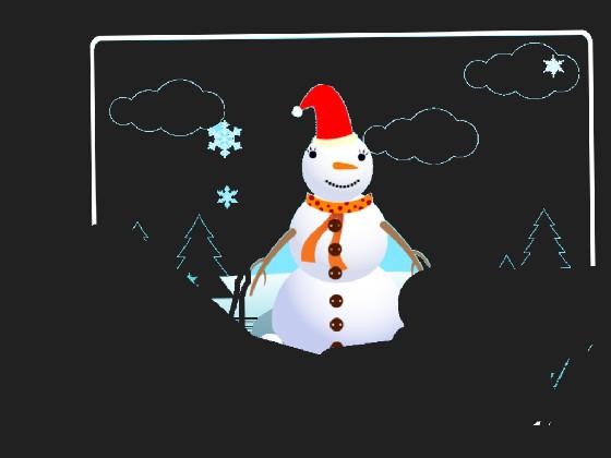 a snowman ghost