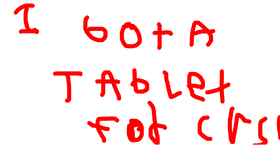 I got a tablet for Christmas