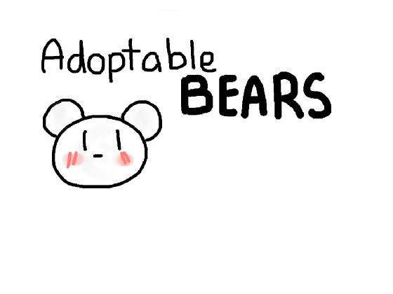 Adoptable Bears  1