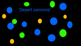 Dessert cannons!